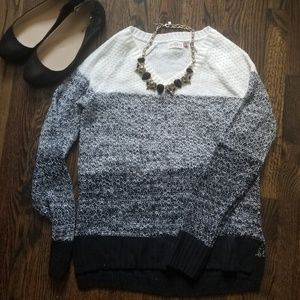 Color block sweater